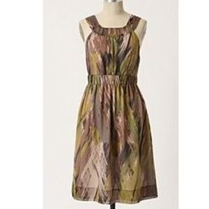 Fei Anthropologie pampas silk dress 4